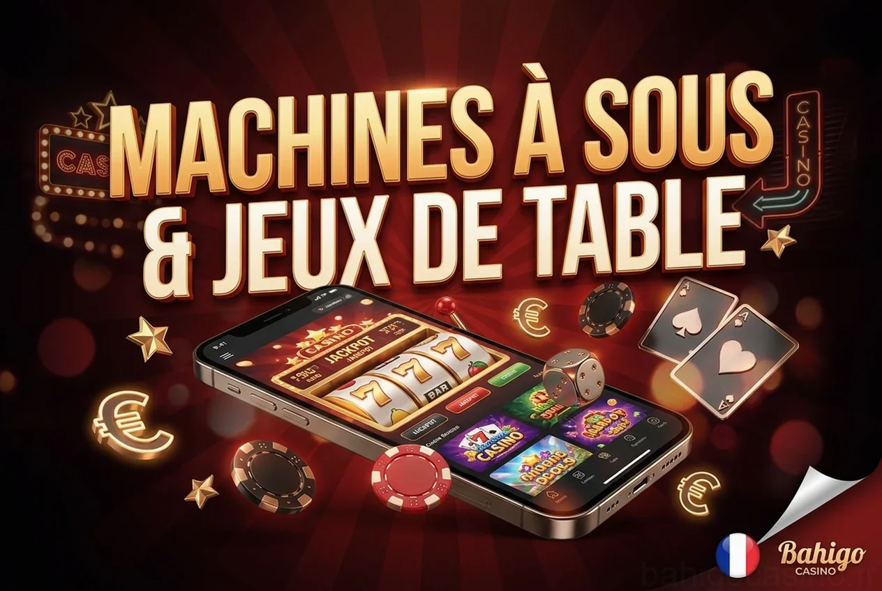 Machines à sous& jeux de table